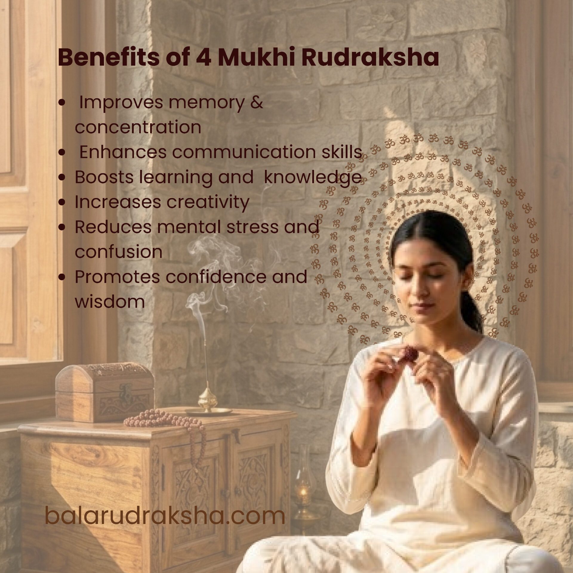 4 Mukhi Rudraksha - Image 3