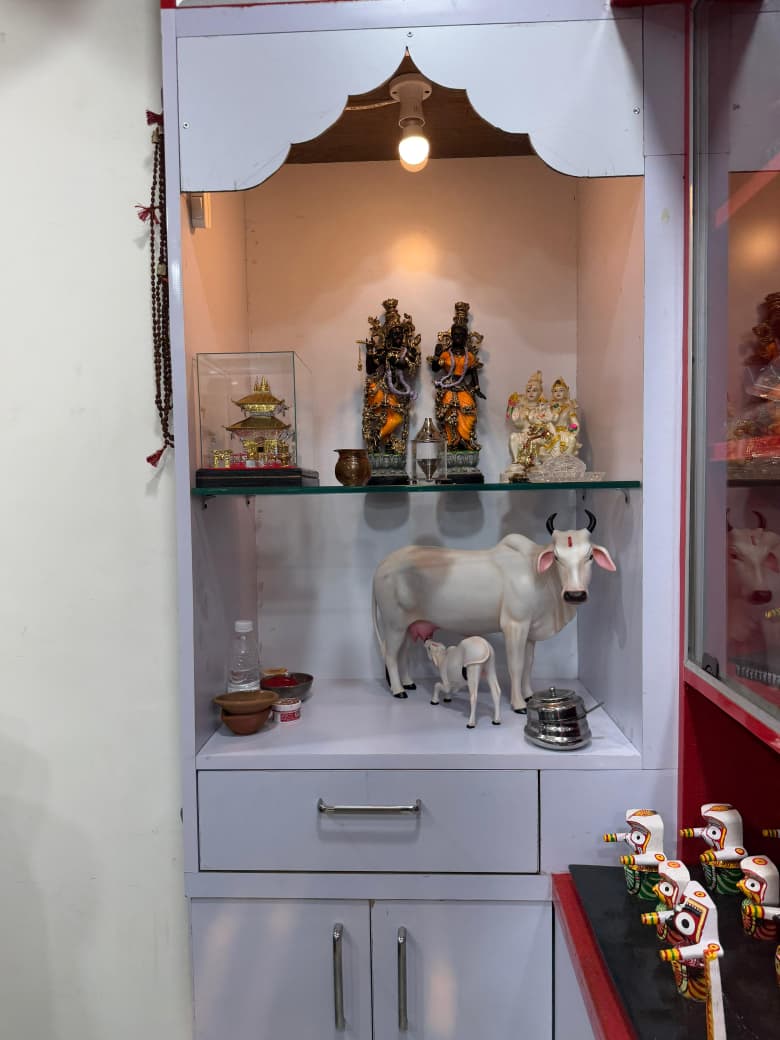 Mandir at Bala Rudraksha office