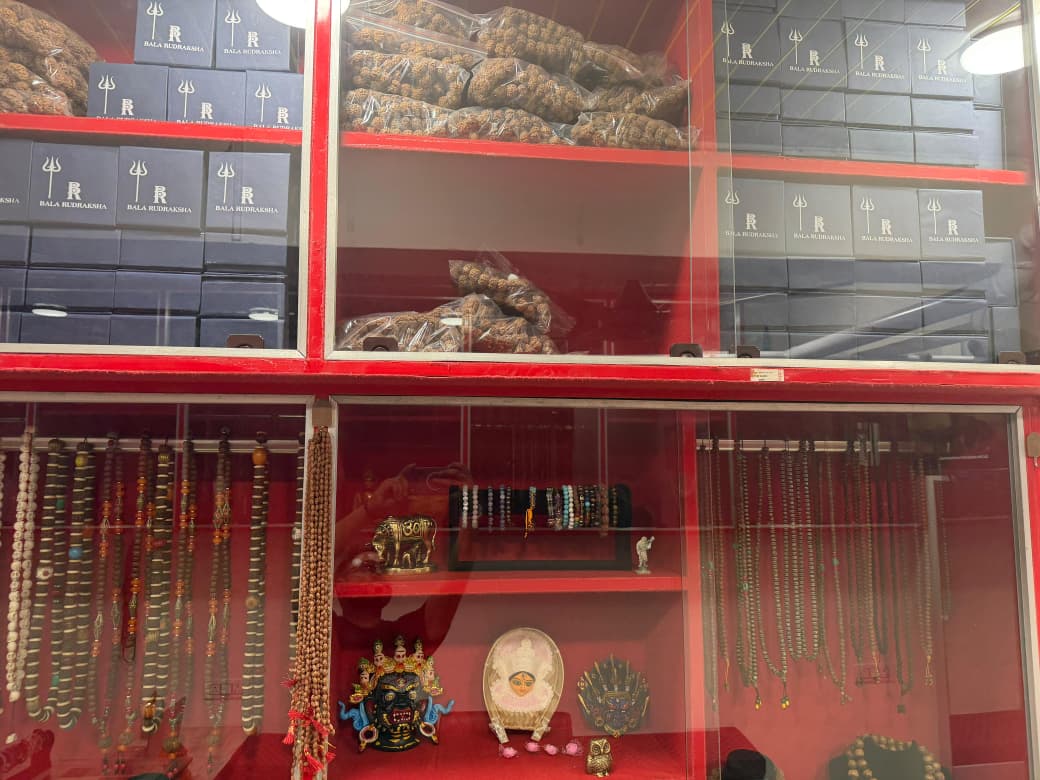 Bala Rudraksha office mandir and sacred space