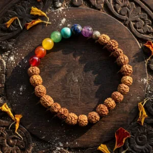 7 Chakra Rudraksha Bracelet